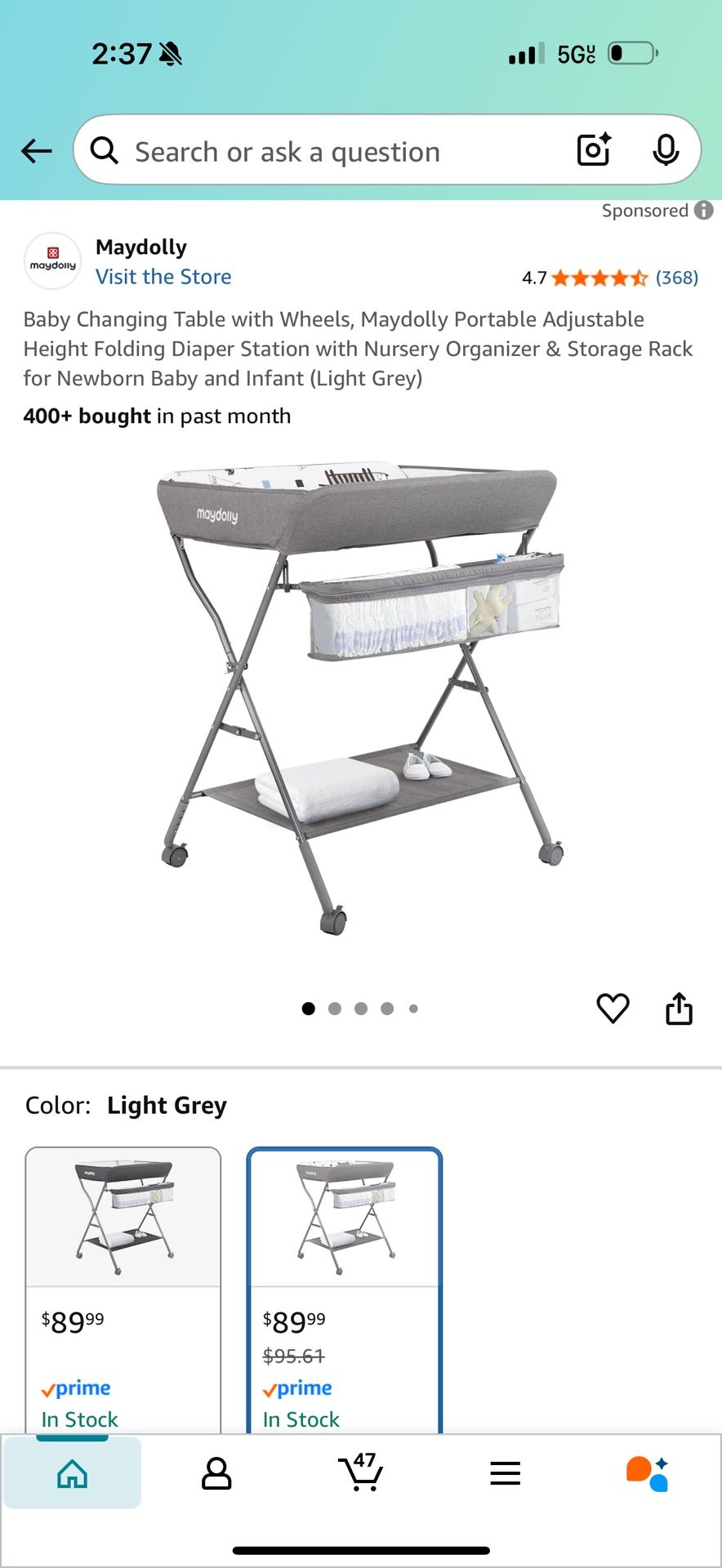 Maydolly Baby Changin Table