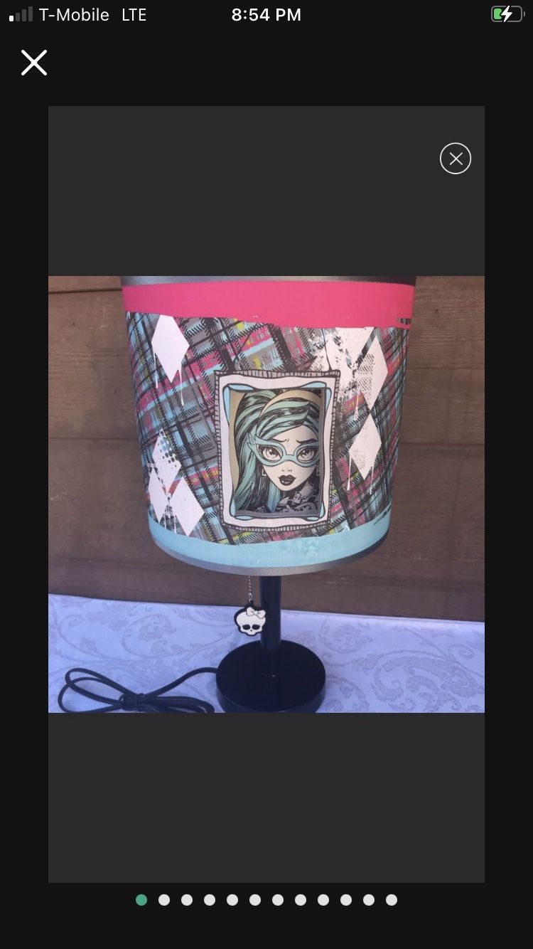 Monster High lamp