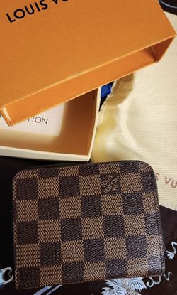 Checkered Card Holder