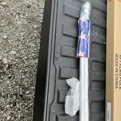 Flag Pole, 6’ with flag . New in box 