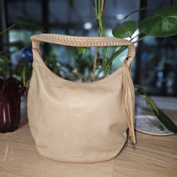 Lucky Brand Leather Shoulder Handbag