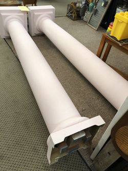 Two Fiberglass Columns