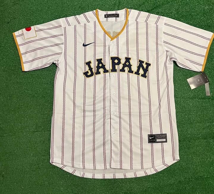 Team Japan Shohei Ohtani White Olympic Jersey