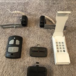 Garage Door Opener With Accessories $1