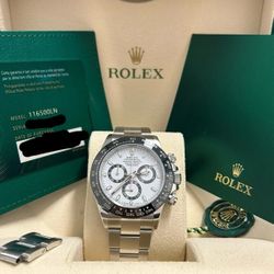 Rolex Cosmograph Daytona White Panda Dial 116500LN