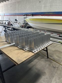 Aluminum Boat Trailer Brackets Light