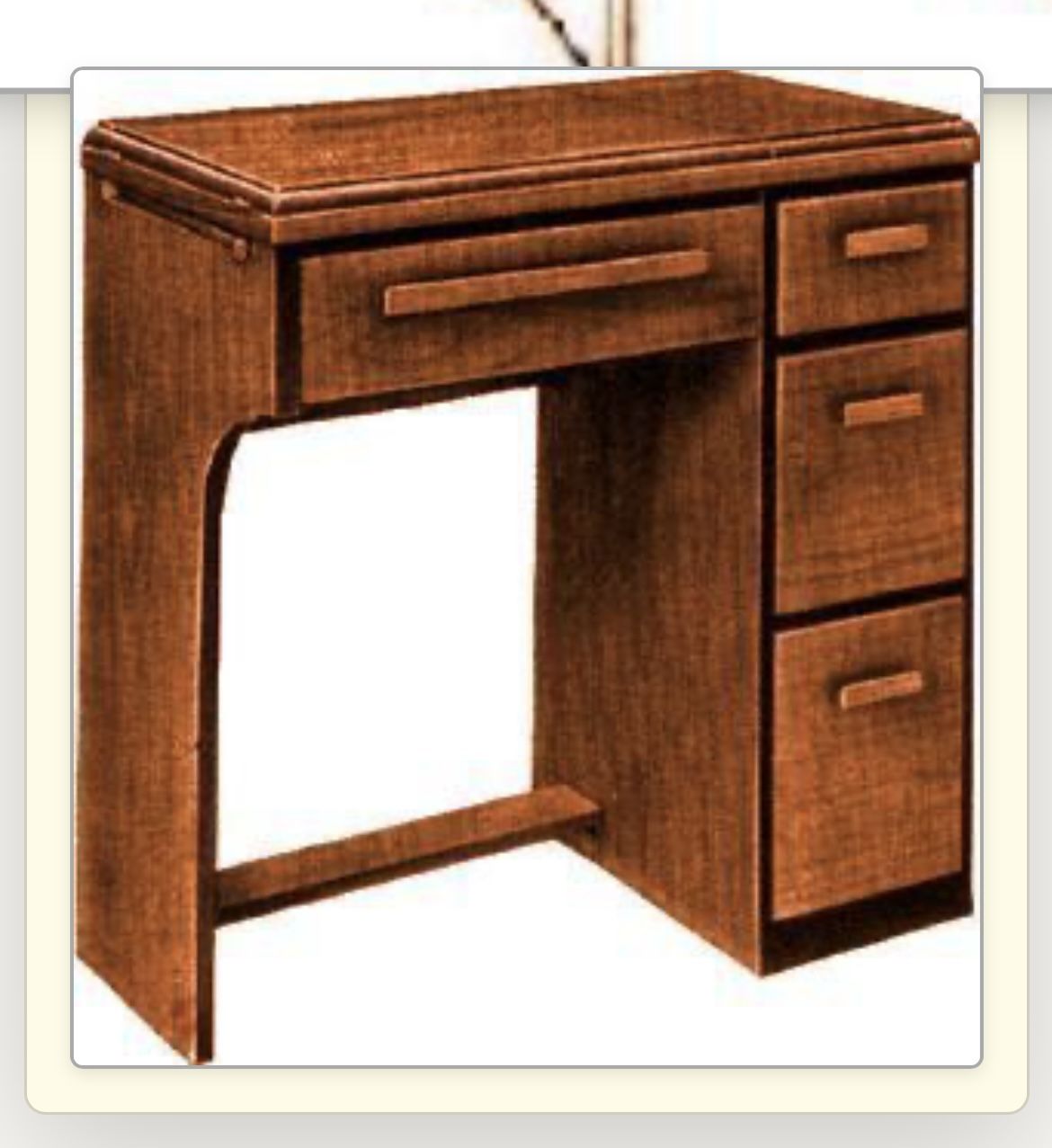 1949 Singer Model 15 Serial# AJ291082 Singer Sewing Machine Cabinet Model No. 65