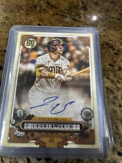 Jake Crowenworth Signed Rookie Auto San Diego Padres 