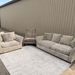 3-Piece High-End Sofa Couch Set