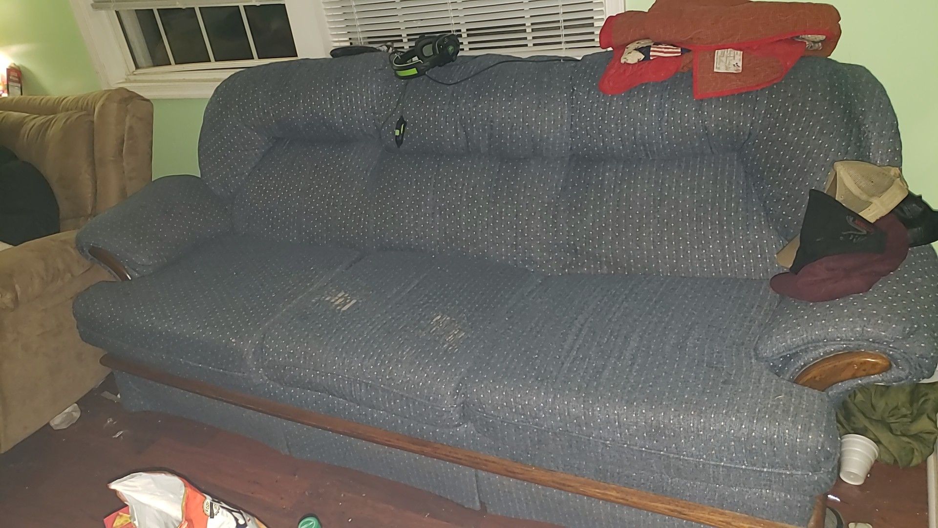 Couch for free, I'll even offer small payment to get it out of my house by Tuesday