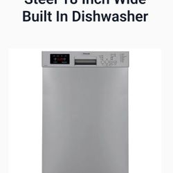 Furrion 18in Stainless Steel Dishwasher 