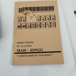 Mah Jongg Game Set