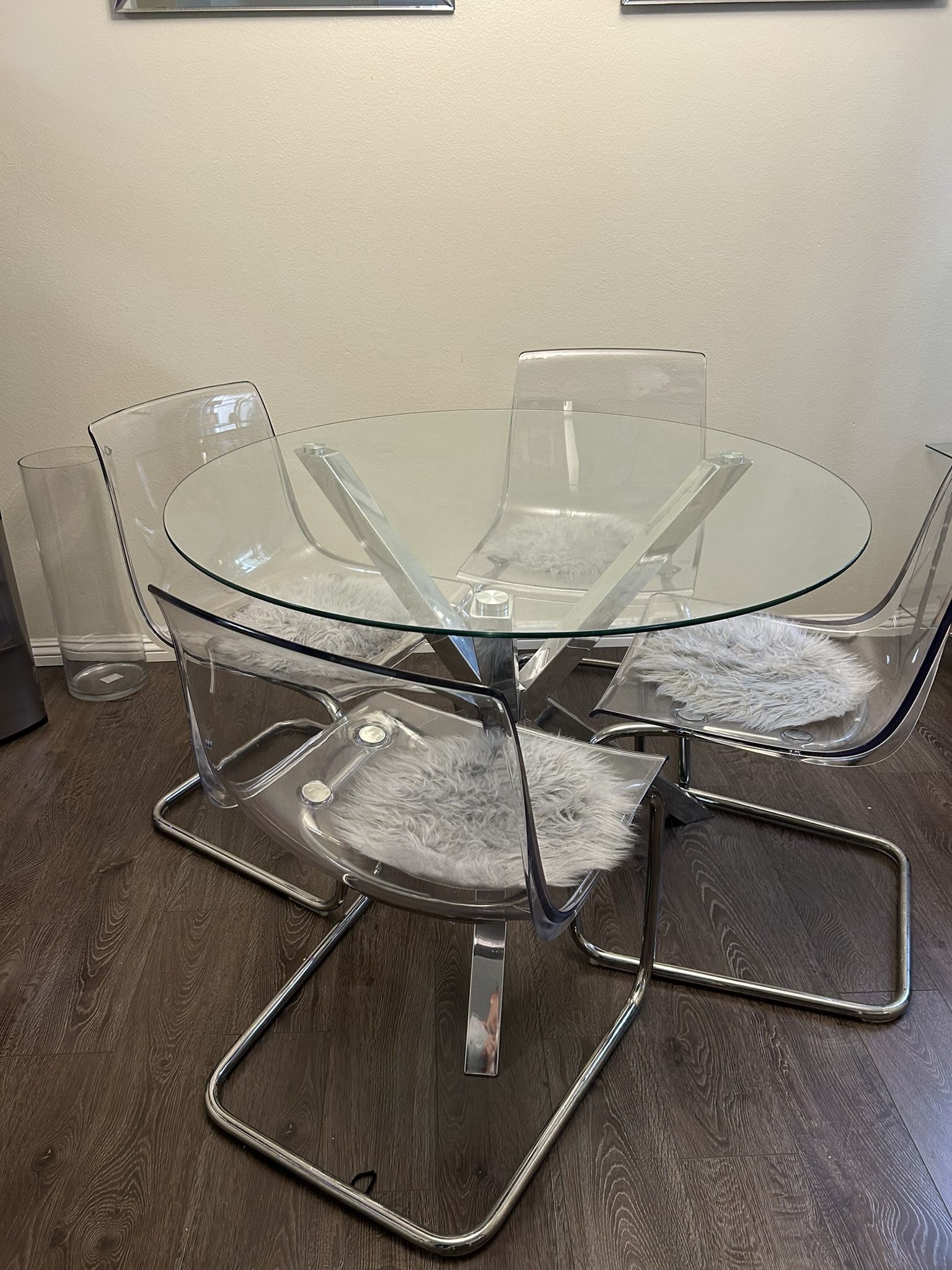 Glass Dining Table 