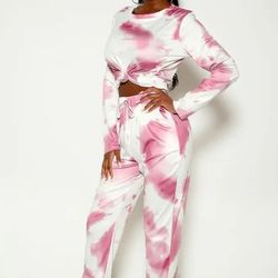 Two Piece Tie Dye Outfit