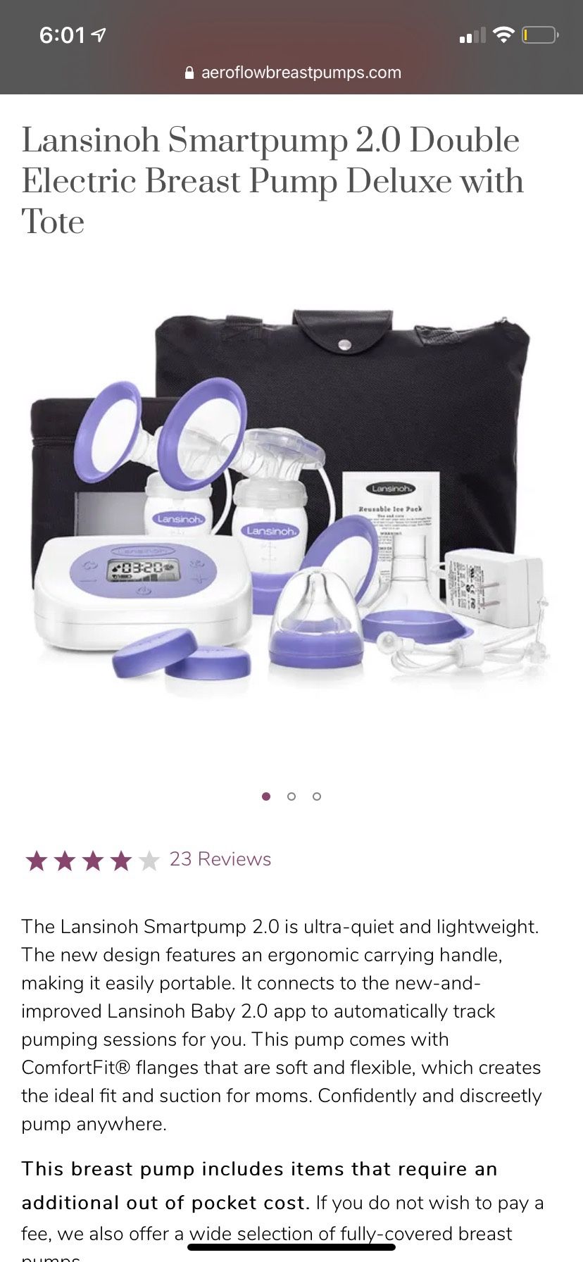 Brand New Double Electric Breastfeeding Pump
