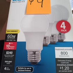 FEIT ELECTRIC  60-WATT 4 BULB PACK