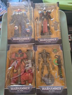 Warhammer 40,000 McFarlane Figures Lot (Factory Sealed)