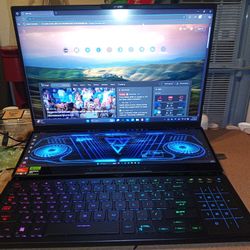 Asus Zephyrus Duo 16, RTX 4080 GPU, Ryzen 9 7945HX 16core CPU 