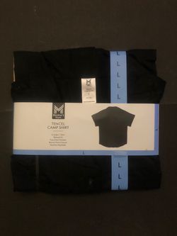 New!!! Member's Mark Women's Tencel Camp Shirt L