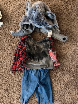 0-6 month baby werewolf costume