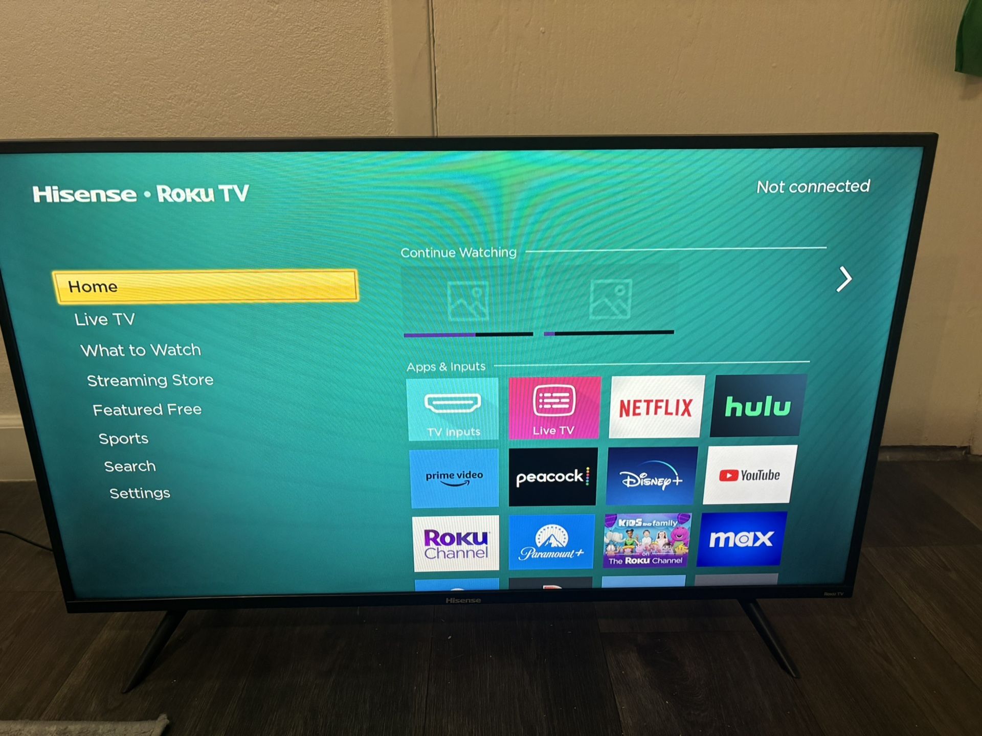 39 In Hisense Roku TV
