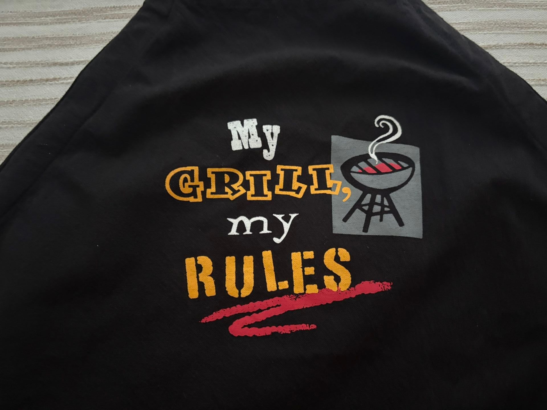 BBQ Apron ‘My Grill My Rule’s’…..Great Gift 🎁