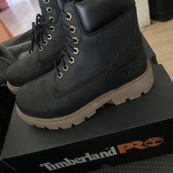 Timberland Pro Black Work Boots 