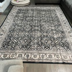 Ruggable Washable Rug  8’ x 10’.  Pad Included. 