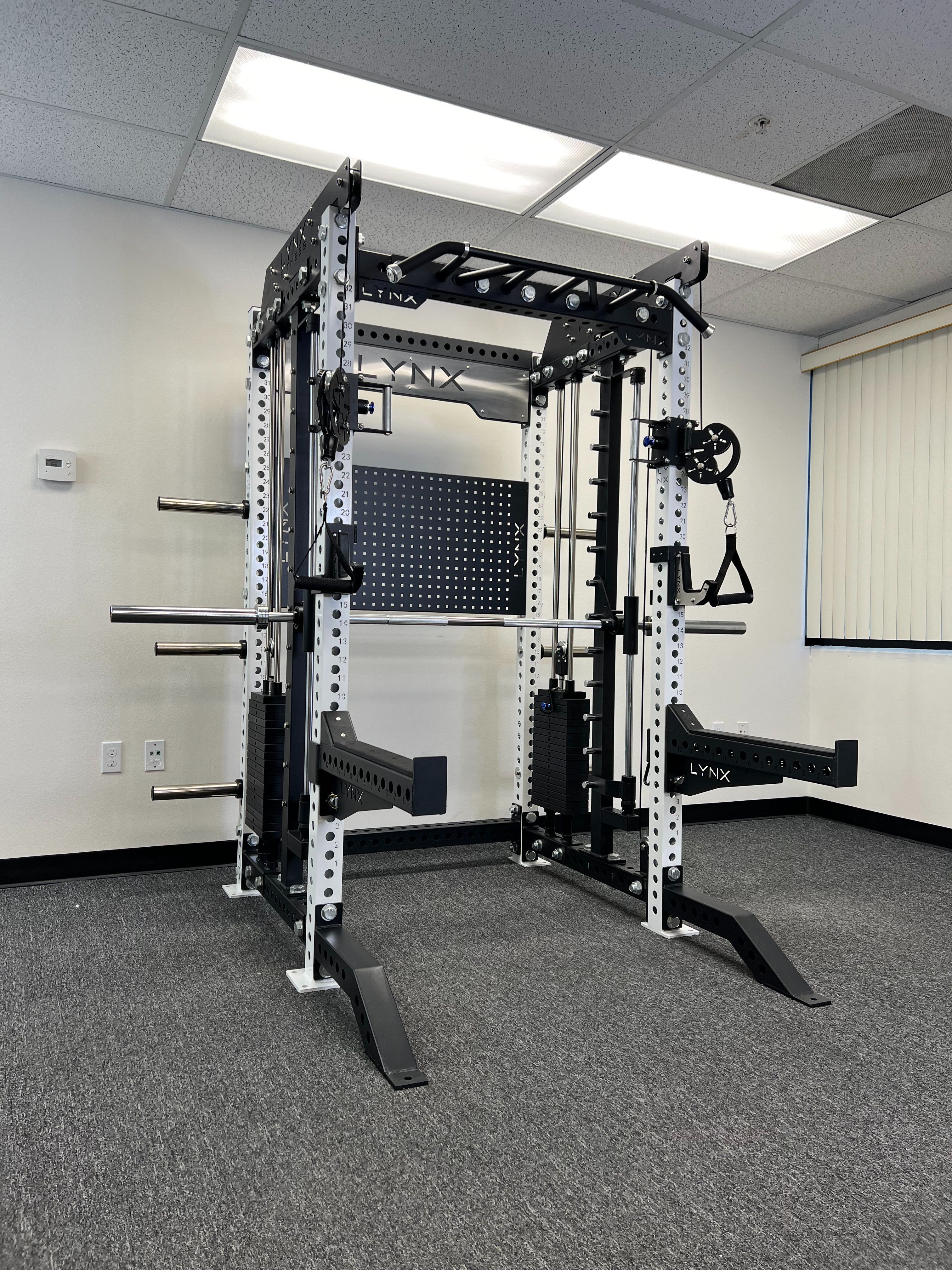 FULLY LOADED - FREE DELIVERY🟢All In One Home Gym🟢 Functional Trainer🟢Smith Machine🟢Squat Rack🟢Cable Machine