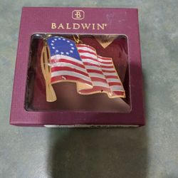 Baldwin 1776 Flag Ornament