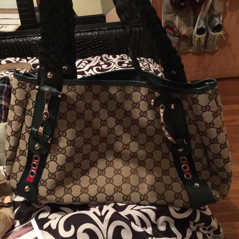 Gucci Monogram canvas Pelham bag