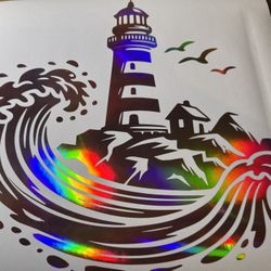 Light House Vinyl Decal 