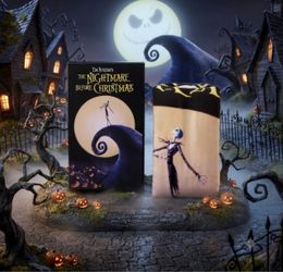 Nightmare Before Christmas VHS style throw blanket