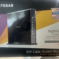 NETGEAR Nighthawk AC1900 WiFi Cable Modem Router