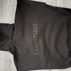 Black Essentials hoodie 