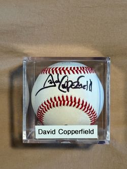 David Copperfield Signed Autographed Baseball Magician Illusionist Celebrity