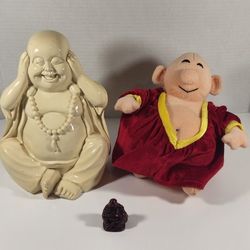 LOT OF 3 BUDDHA FIGURE COLLECTION