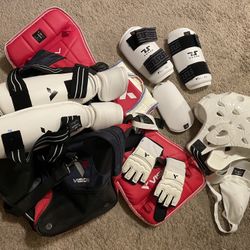Teakwondo Bag With Safety Gear