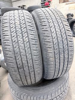 2 used 235/55/18 Bridgestone ecopia Hl tires