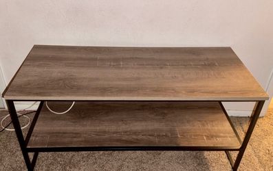 Industrial Wood and Metal TV Stand