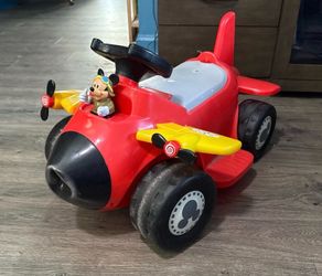 Disney Mickey Mouse Ride On 6-Volt Powered Acivity Plane