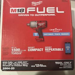 Impact Wrench 3/4 Milwake One Key
