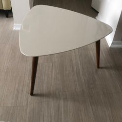 Table/ WASCO  Mid  Century/ Side table/Center Table/ Triangle Shape/ Wood