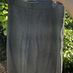 Fitted Stretchy Grey Skirt 