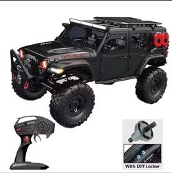 1:10 4WD Wilderness RC Crawler 4X4 with Lights Locking Diffs IPX4 2S Li-ion Battery
