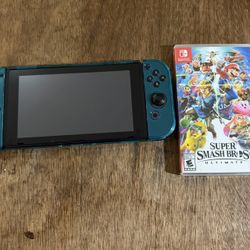 Nintendo Switch W/ Super Smash Bros