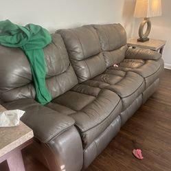 Leather  Couch 