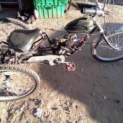 Gas motor for cheap 3 wheel bicycle