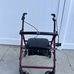 Drive Foldable Rollator Walker with Seat