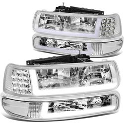99-2002 Chevy Silverado LED DRL  Headlights